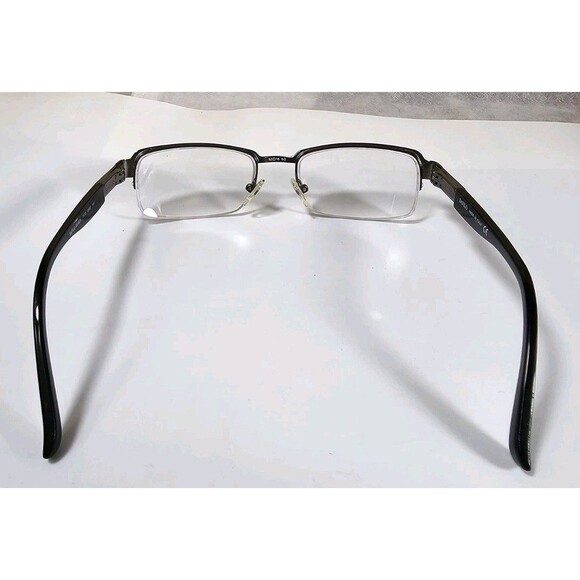 Safilo Unisex Eyeglasses Elasta 7173 OX93 52-18 140 Black/gun Metal FRAMES ONLY - Picture 3 of 15
